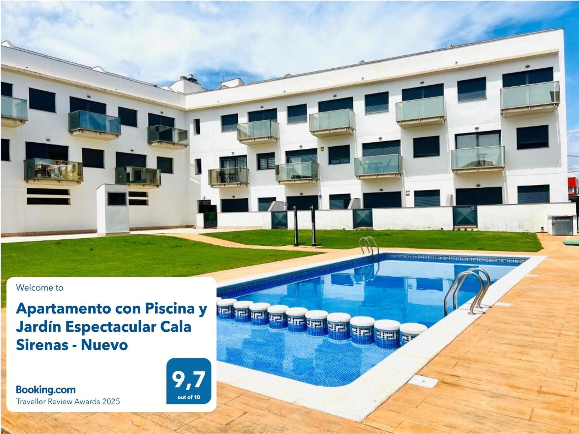 Apartamento Con Piscina Y Jardin Espectacular Cala Sirenas - Nuevo Miami Playa Ngoại thất bức ảnh